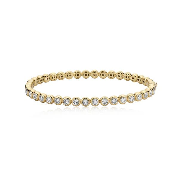 Charles Krypell Diamond Bubble Bangle in Yellow Gold 0