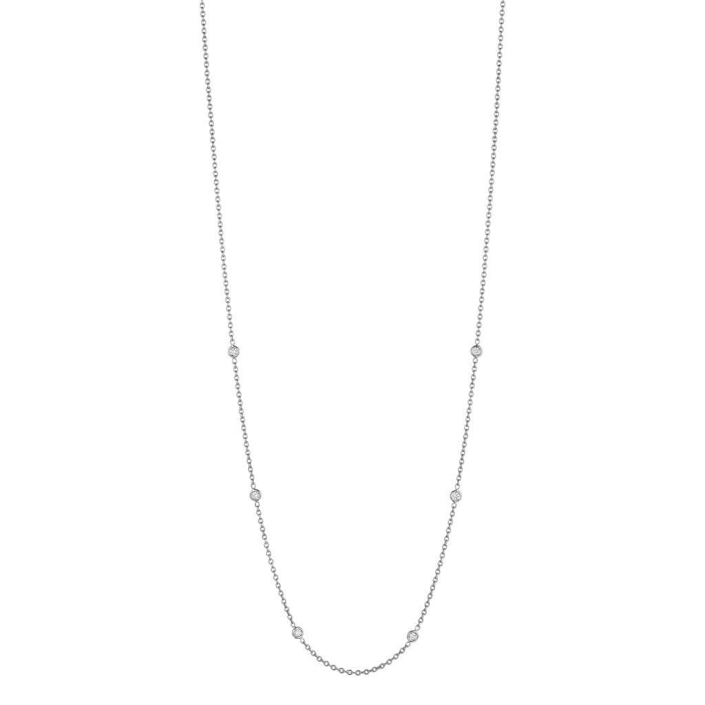 Penny Preville White Gold 18 Inch Eyeglass Chain