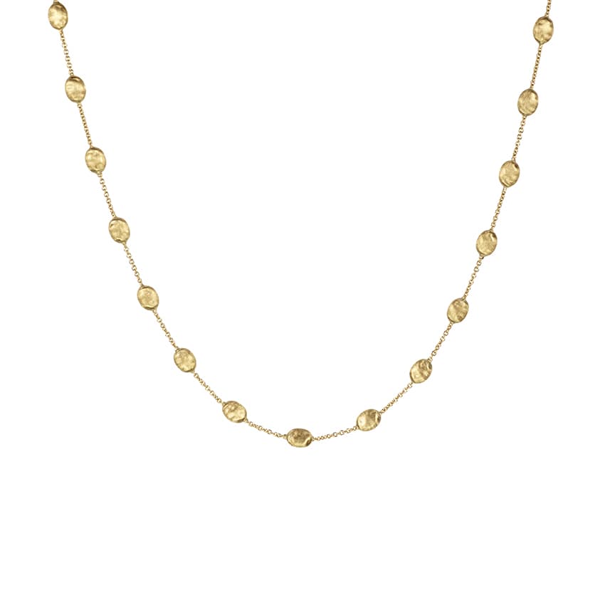 Marco Bicego Sivilia Small Bean Station Necklace, 18 inches