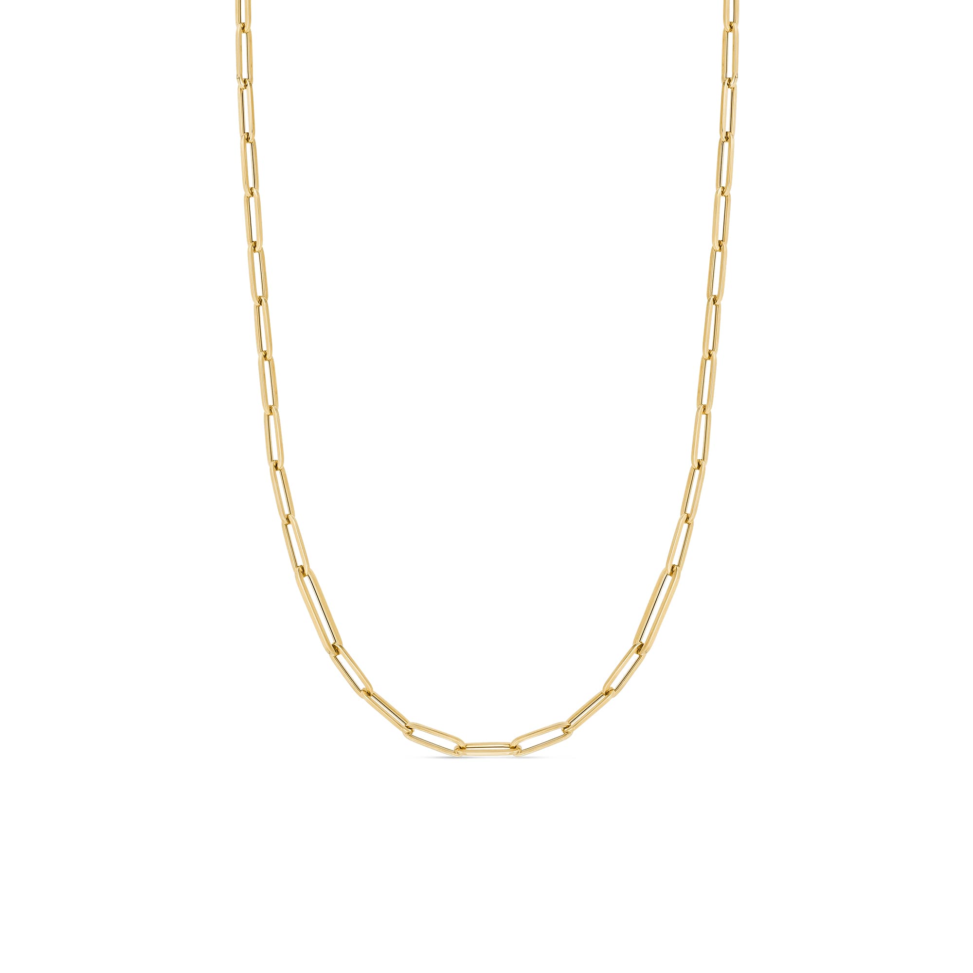 Roberto Coin 18k Paperclip 15mm Link Chain Necklace
