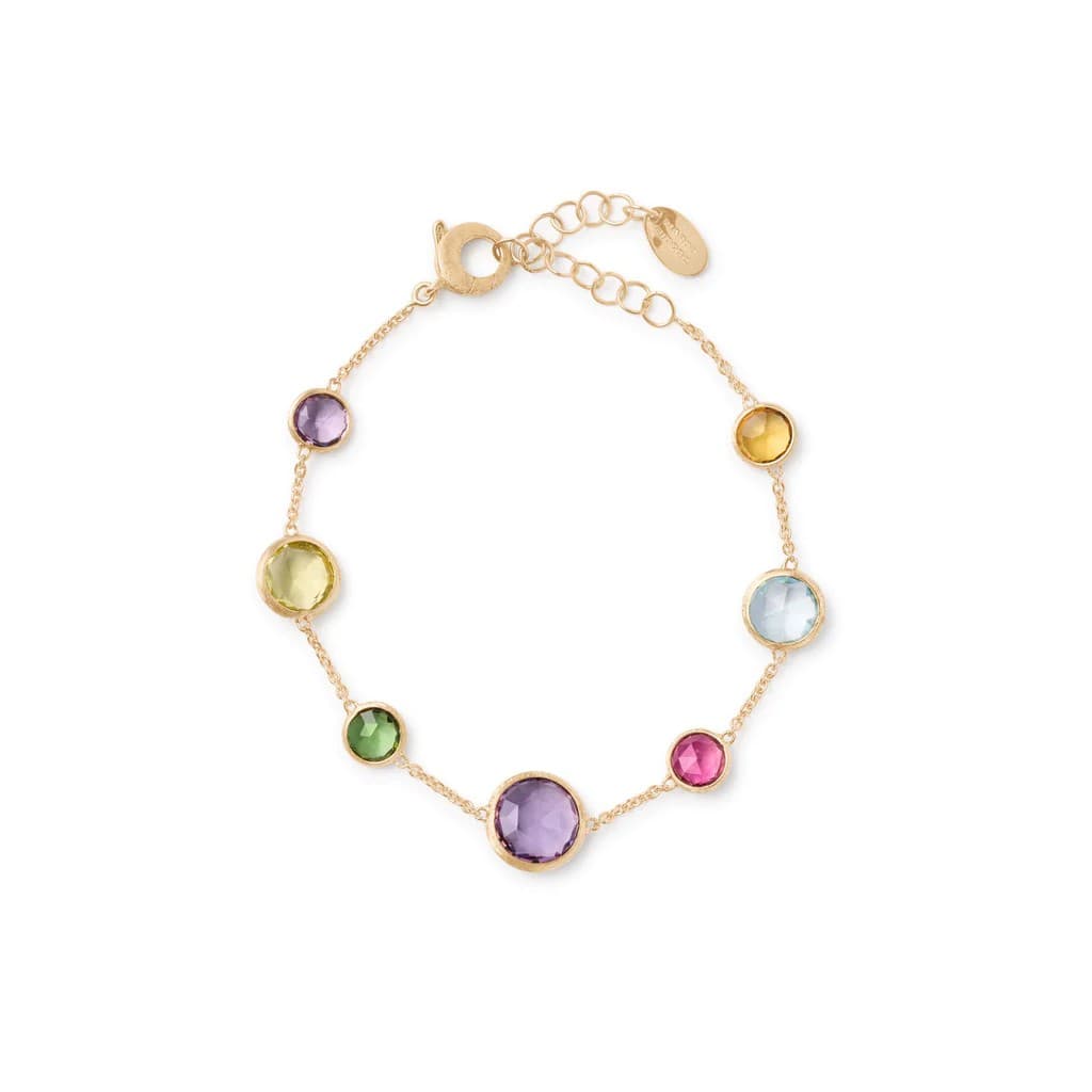 Marco Bicego Jaipur Color Collection 18K Yellow Gold Mixed Gemstone Bracelet 0