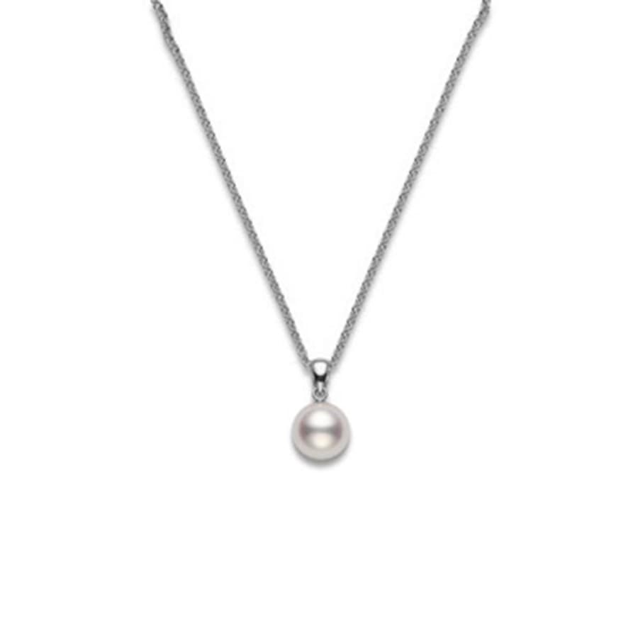 Mikimoto 6.5-6mm A Pendant Necklace in White Gold 0