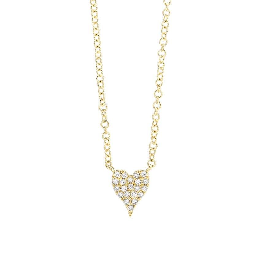 .05 CTW Diamond Heart Pendant Necklace