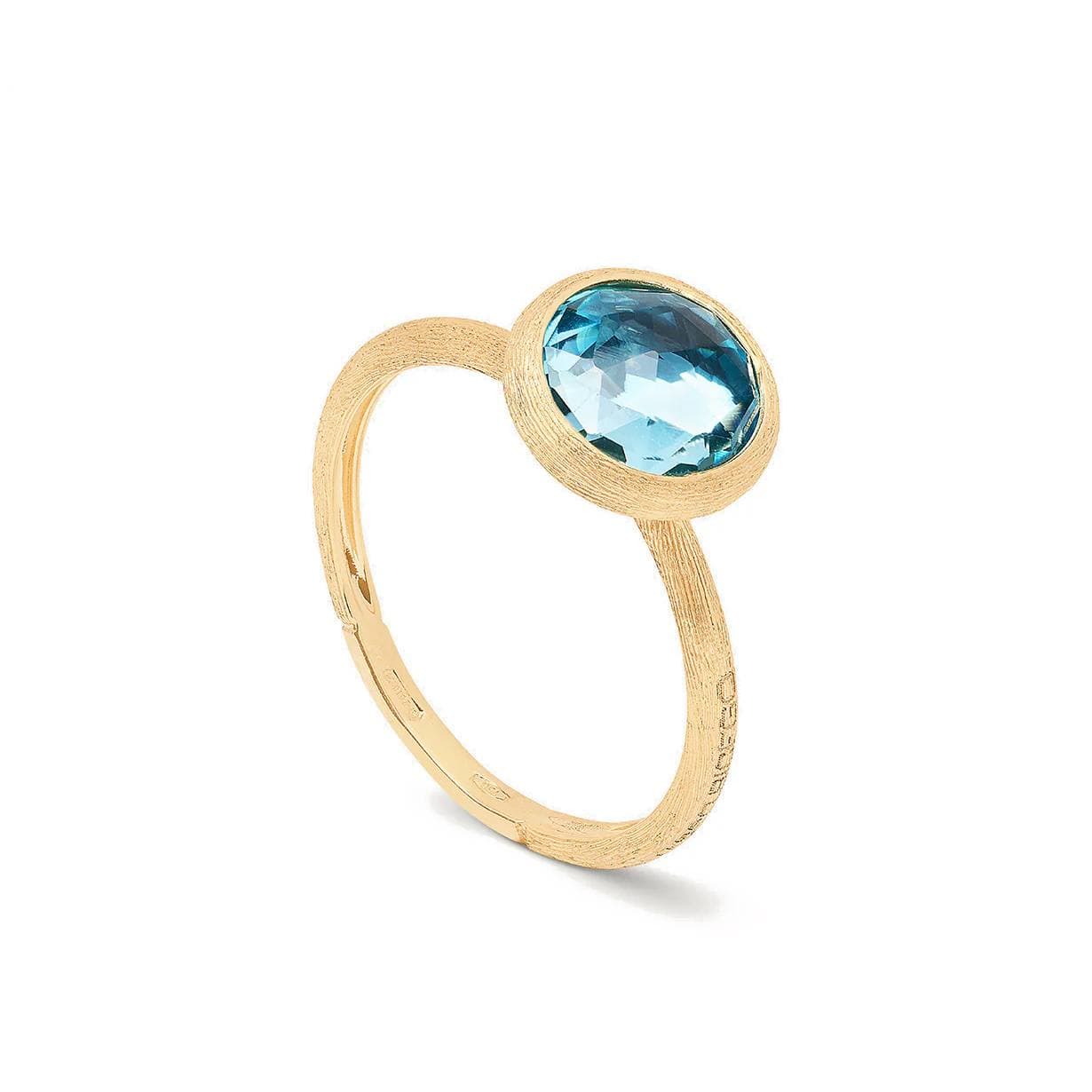 Marco Bicego Jaipur Color Small Blue Topaz Stackable Ring 0