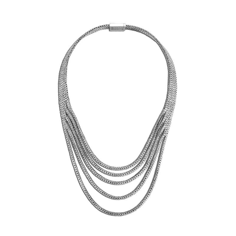 John Hardy Rata Chain Multi Row Necklace 3