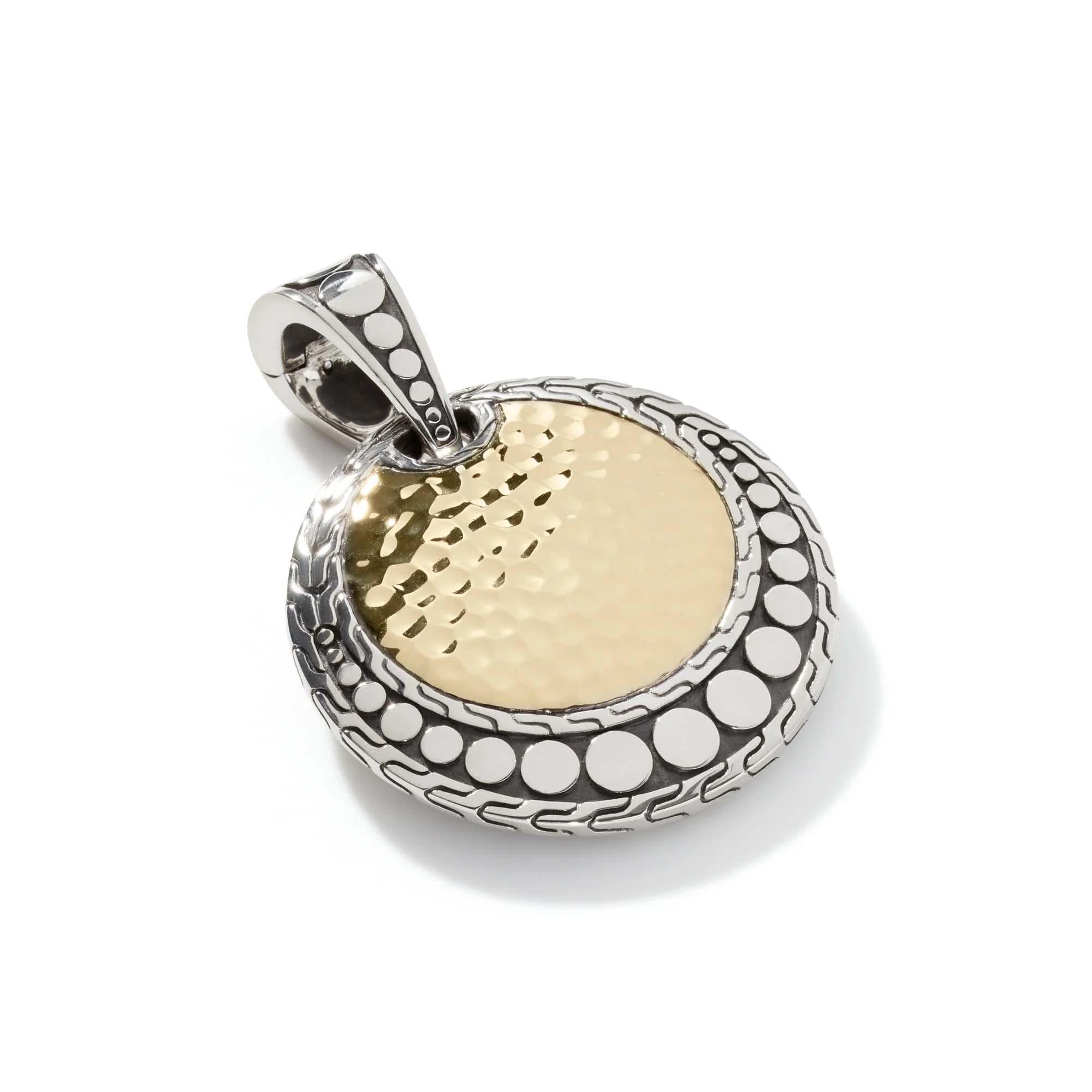 John Hardy Palu Dot Pendant in Sterling Silver and Gold
