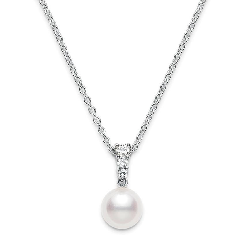 Mikimoto Akoya Pearl & Diamond Pendant_2
