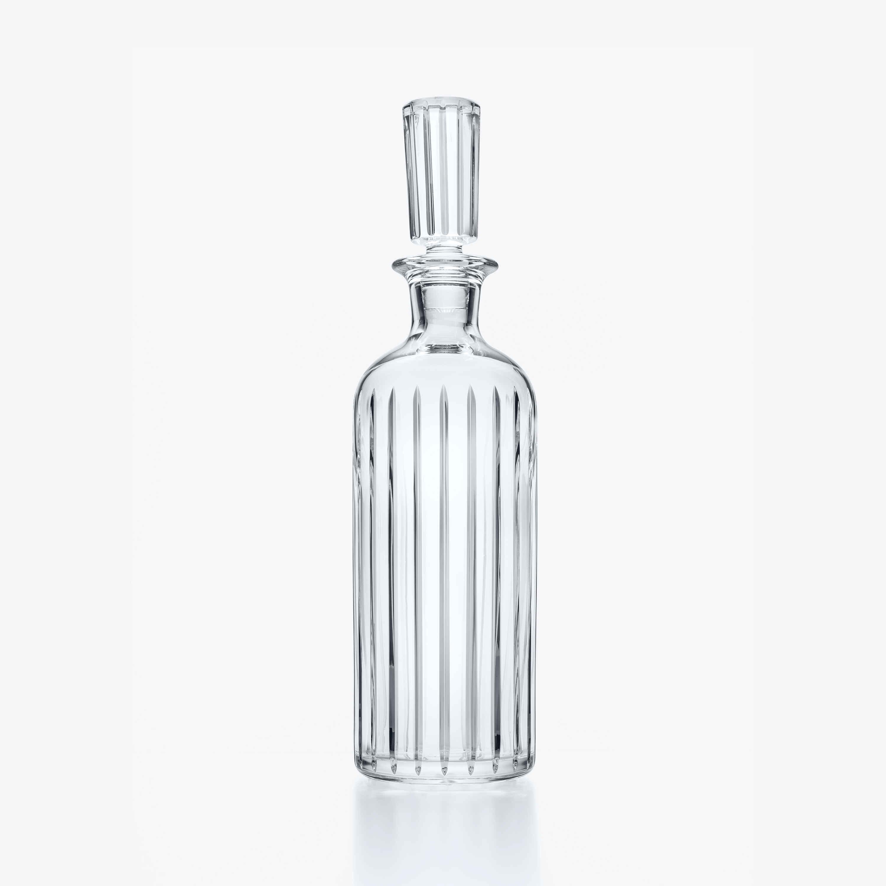 Baccarat Clear Crystal Harmonie Round Whiskey Decanter