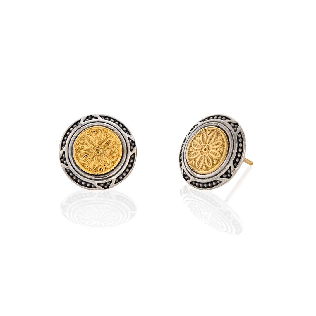 Konstantino Dome Collection Stud Earrings 0