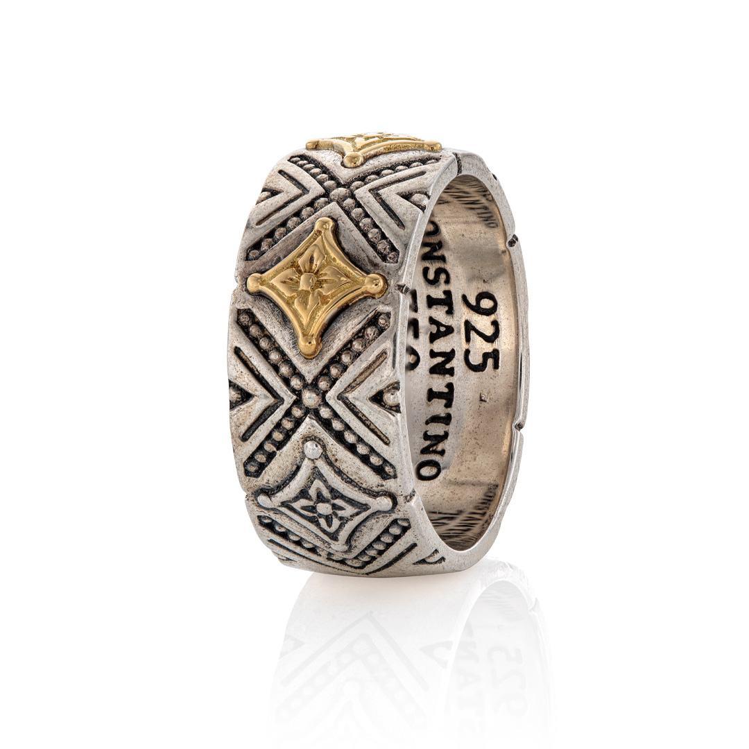 Konstantino Dome Collection X Design Ring 1