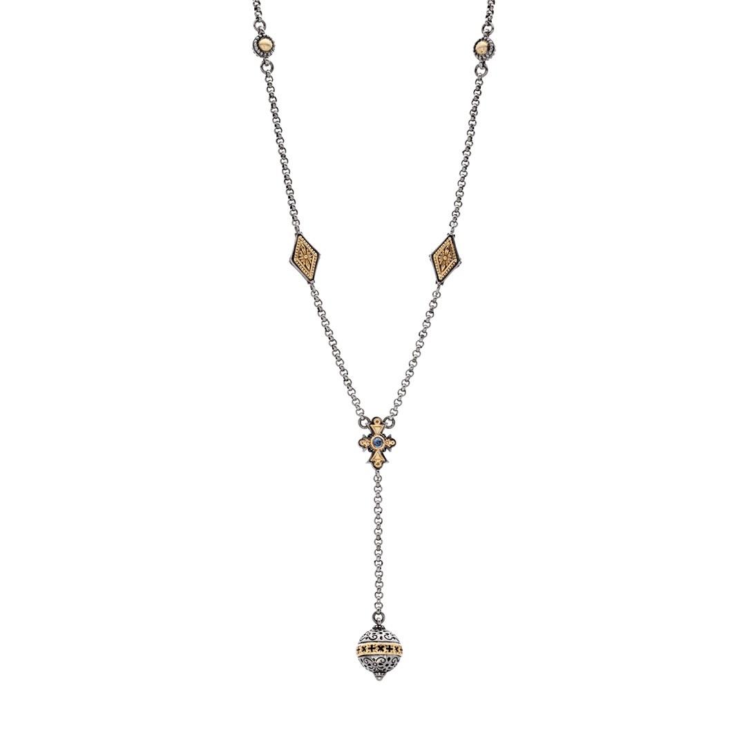 Konstantino Dome Collection Y Station Necklace 0