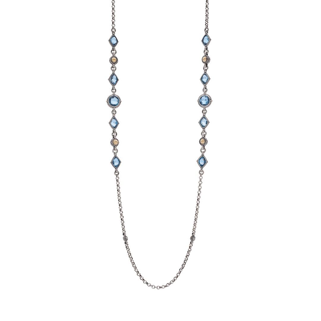 Konstantino Anthos Collection Blue Spinel Necklace 0