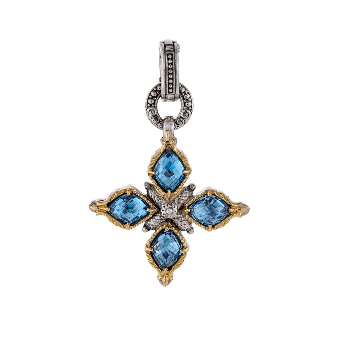 Konstantino Anthos Collection Spinel Cross Pendant 0