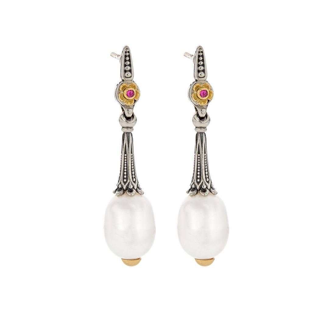 Konstantino Hestia pearl drop earrings_1