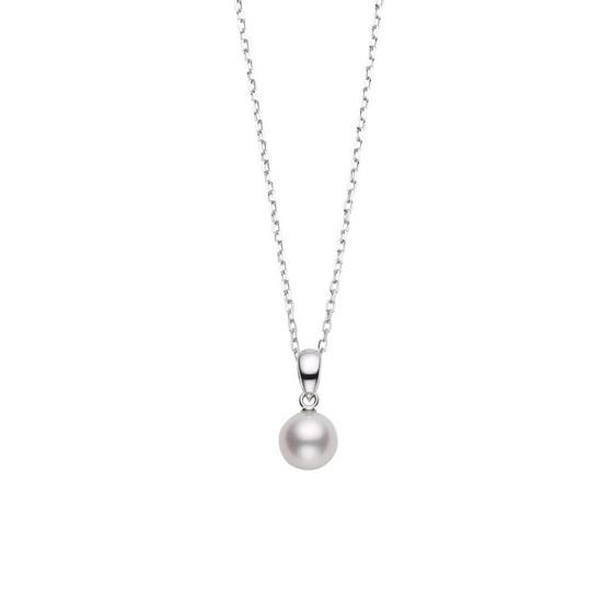 Mikimoto Everyday Essentials 7.5-7mm A+ Akoya Pearl Pendant Necklace 0