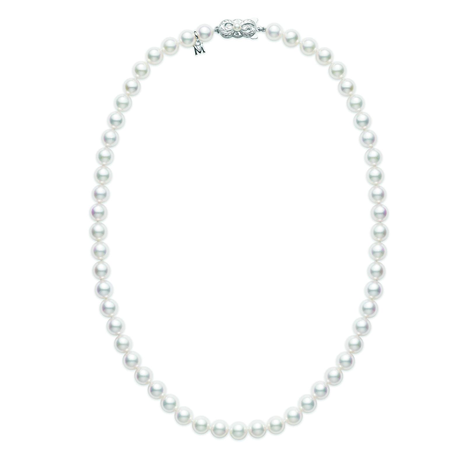 Mikimoto Princess Length Pearl Strand Necklace, 18 inches 0