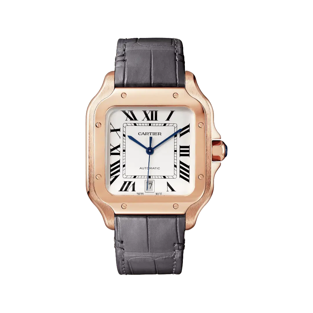Santos de Cartier Watch in Rose Gold, large model