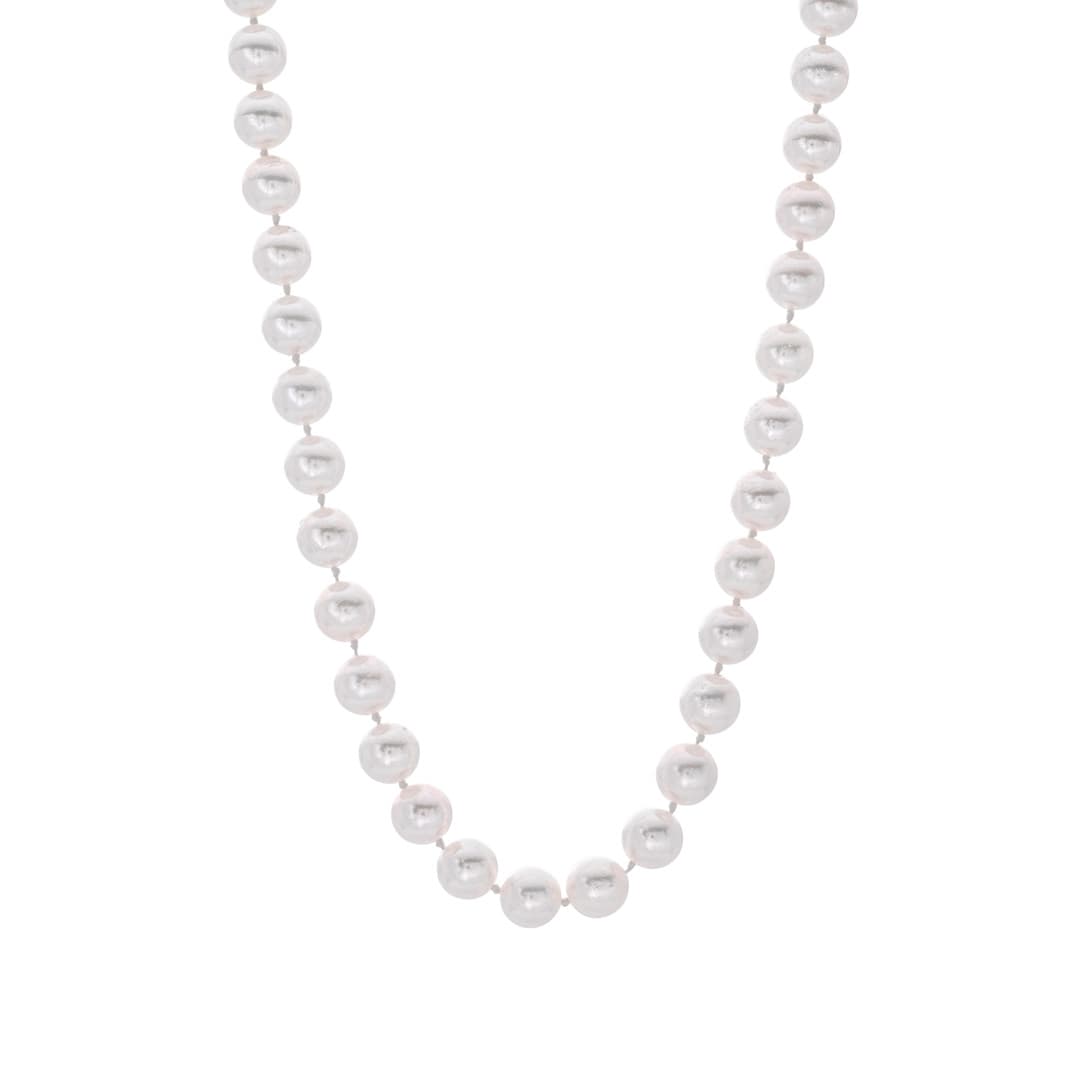 8.5-8mm Akoya Pearl 18.5 inches Strand Necklace 0