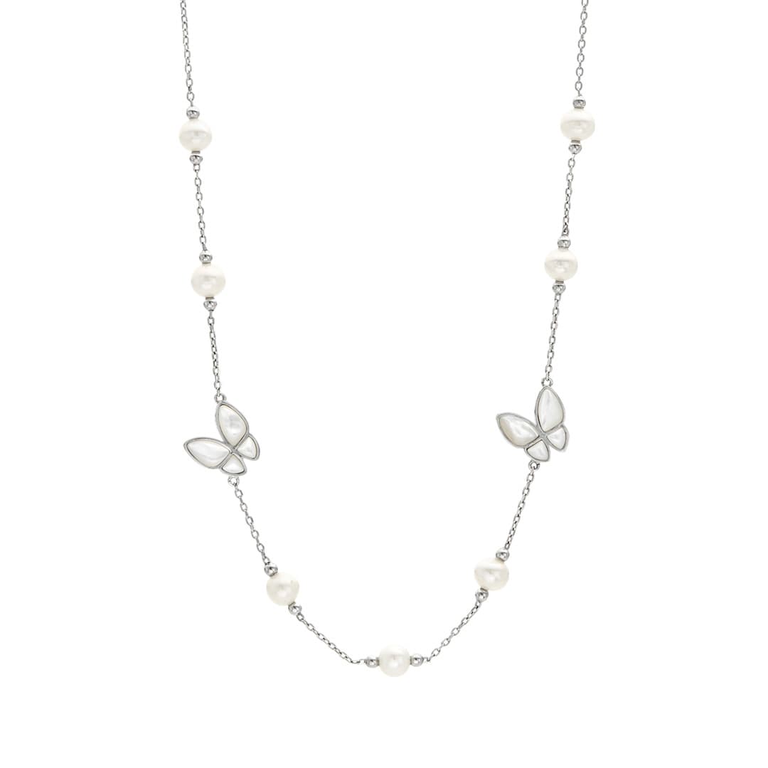 louisiana silver necklace