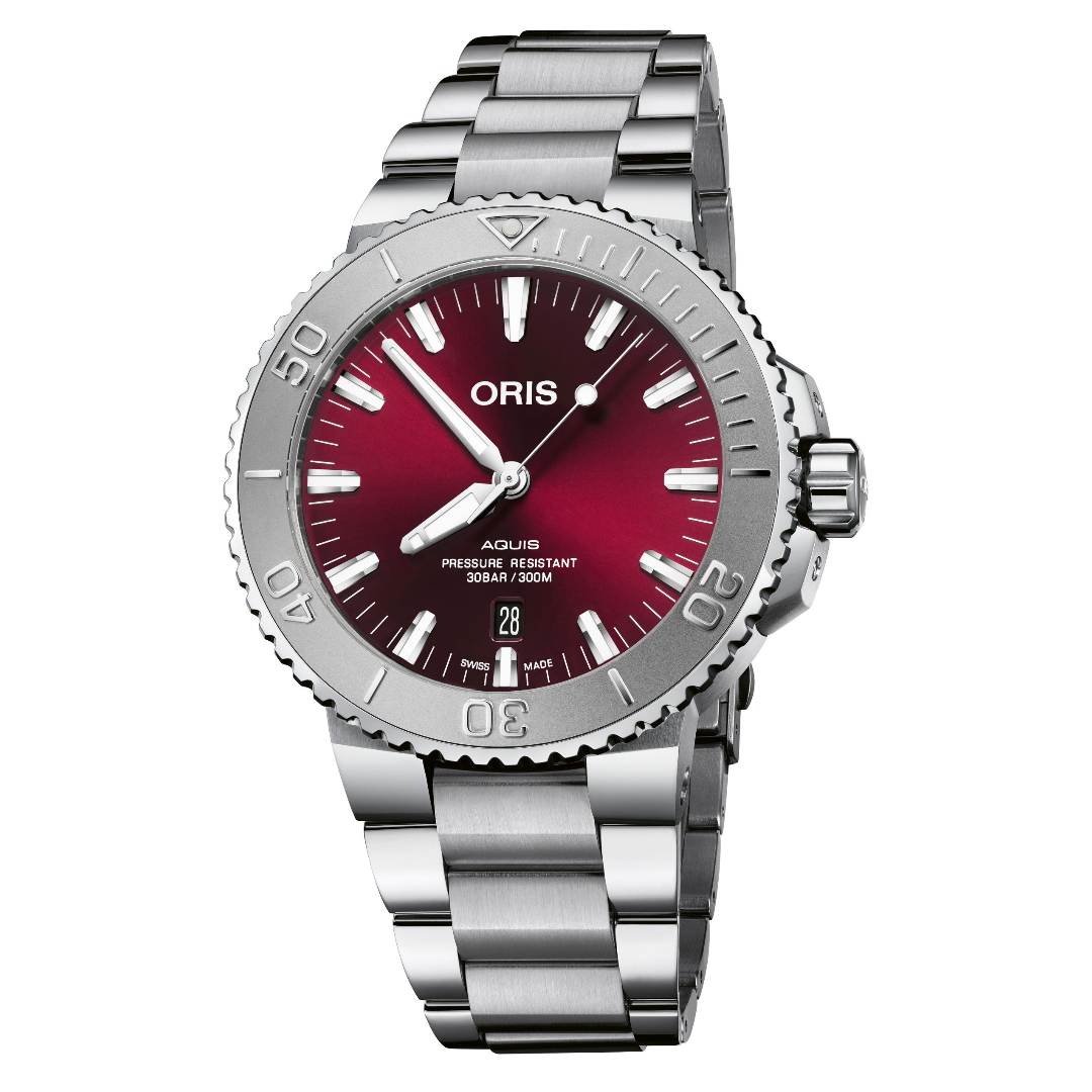 Oris Aquis Date Relief with Red Dial, 43.5mm 0