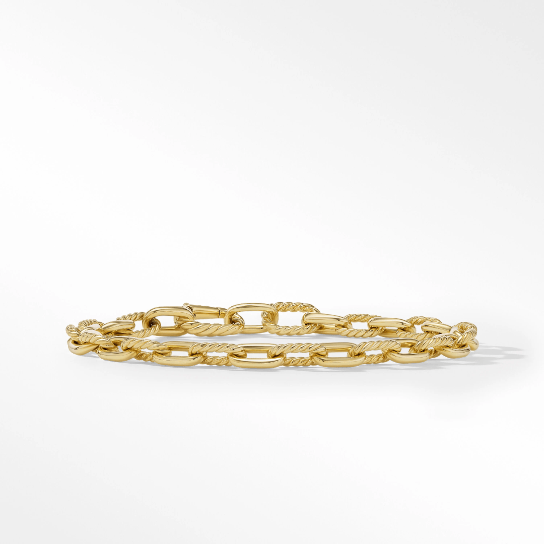 David Yurman DY Madison Chain Bracelet in 18k Yellow Gold, 8.25 inches 1