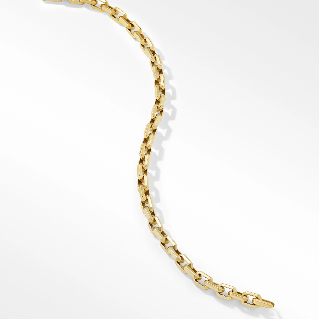 David Yurman Men's Streamline Heirloom Chain Link Bracelet n Yellow Gold, size large 2