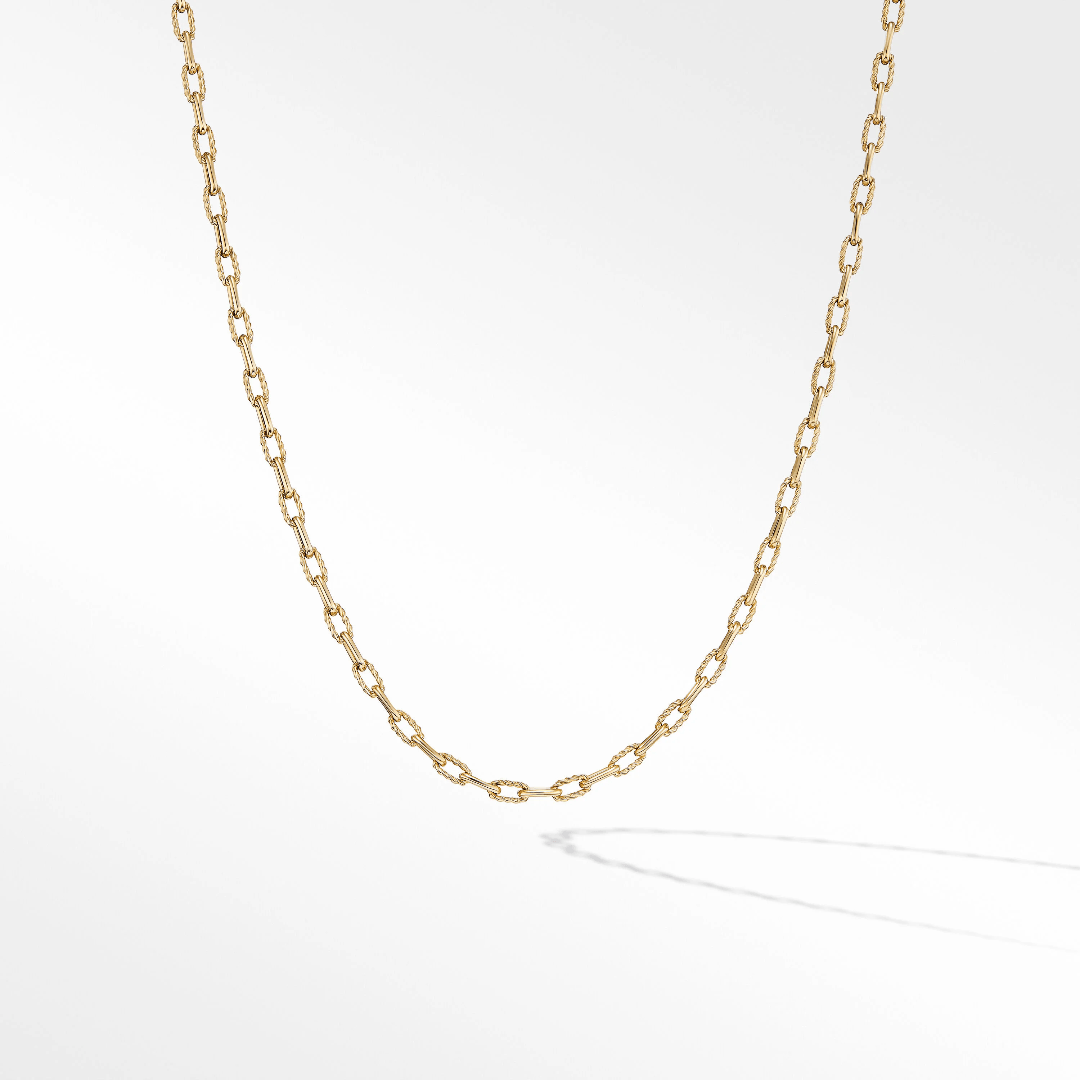 David Yurman Men's DY Madison Chain Necklace in Yellow Gold, 24 inches 0
