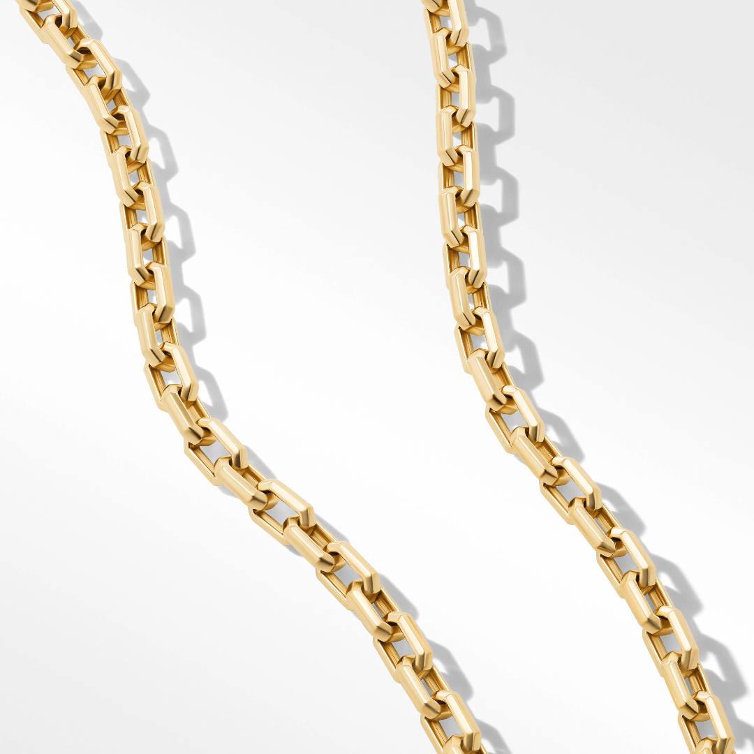 David Yurman Men's Streamline Heirloom Chain Link Necklace in Yellow Gold, 22" 2