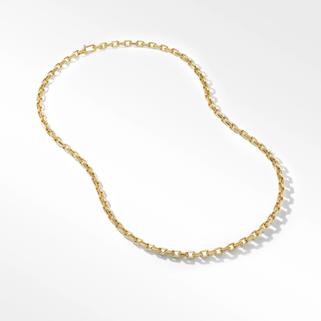 David Yurman Men's Streamline Heirloom Chain Link Necklace in Yellow Gold, 22" 1