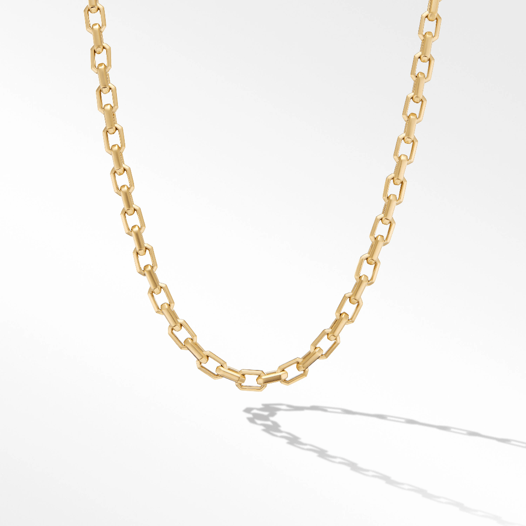 David Yurman Men's Streamline Heirloom Chain Link Necklace in Yellow Gold, 22" 0