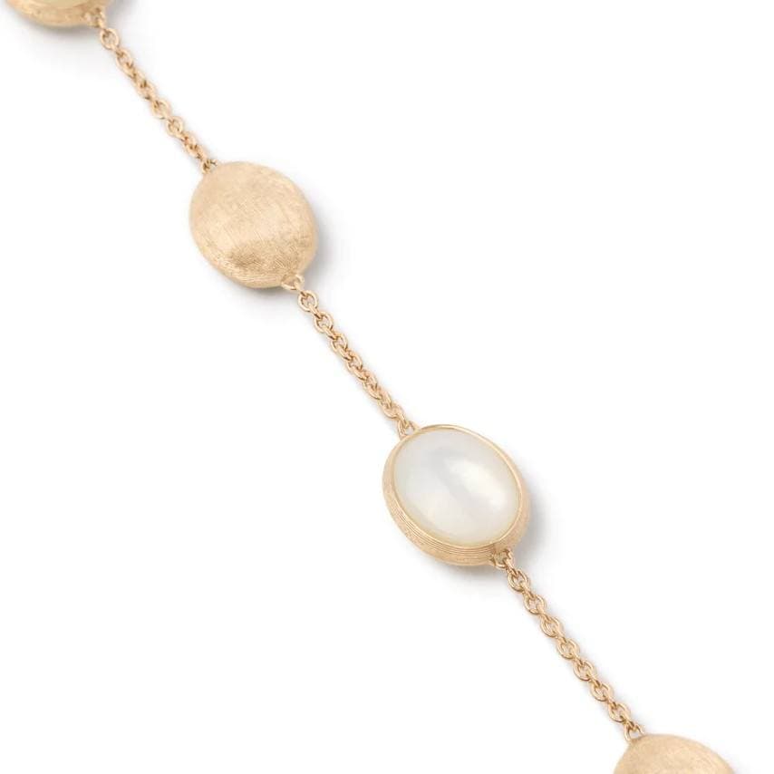 Marco Bicego Siviglia Collection 18K Yellow Gold and Mother of Pearl Bracelet 2
