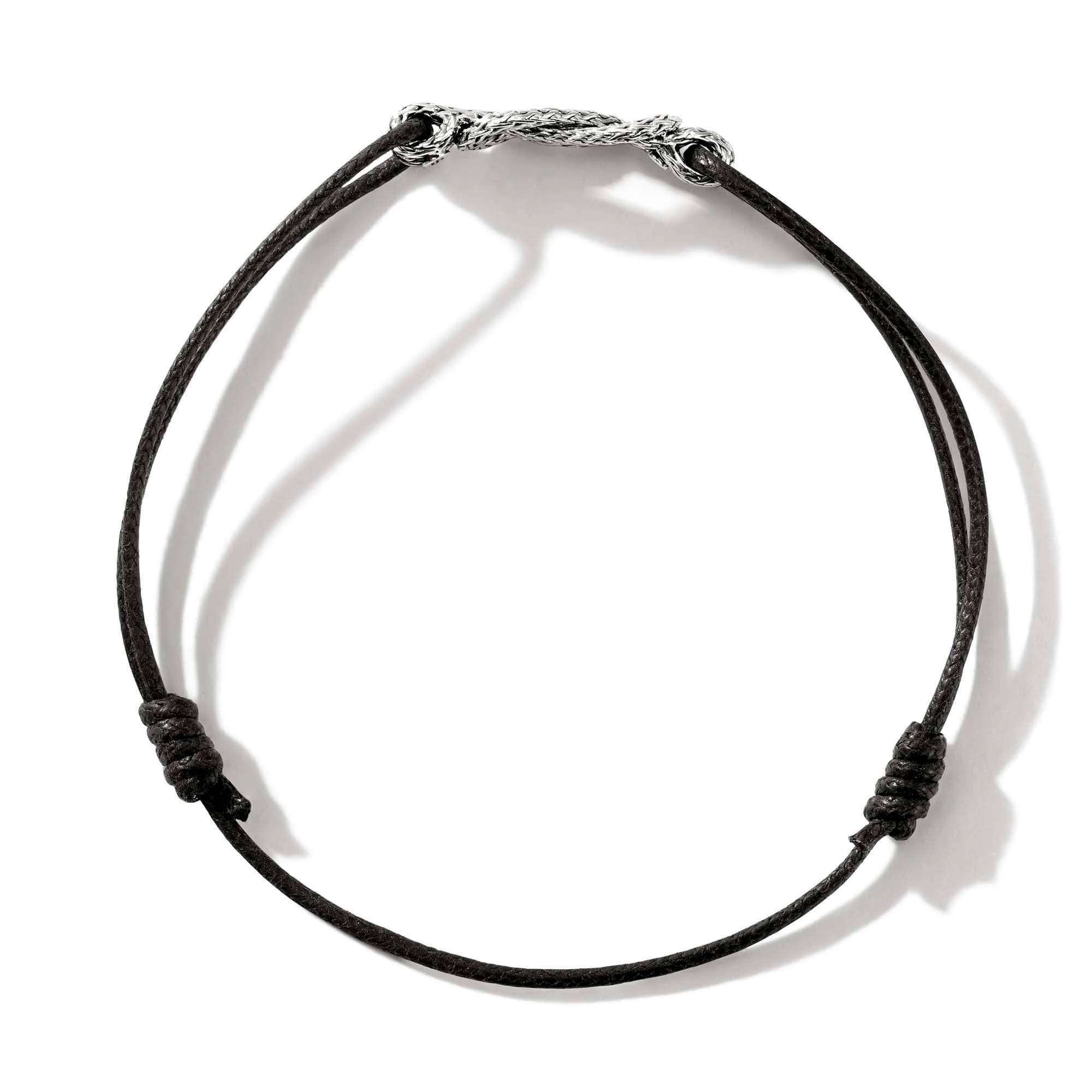 John Hardy Love Knot Minicord Bracelet, Black