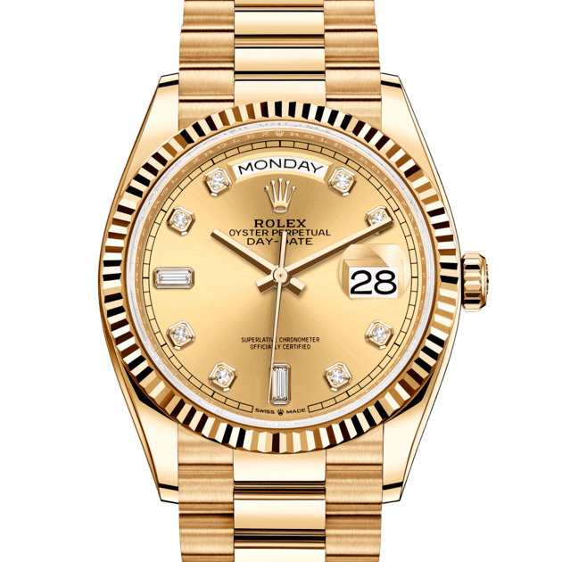 Day-Date in Gold, m128238-0008 Lee Michaels Fine