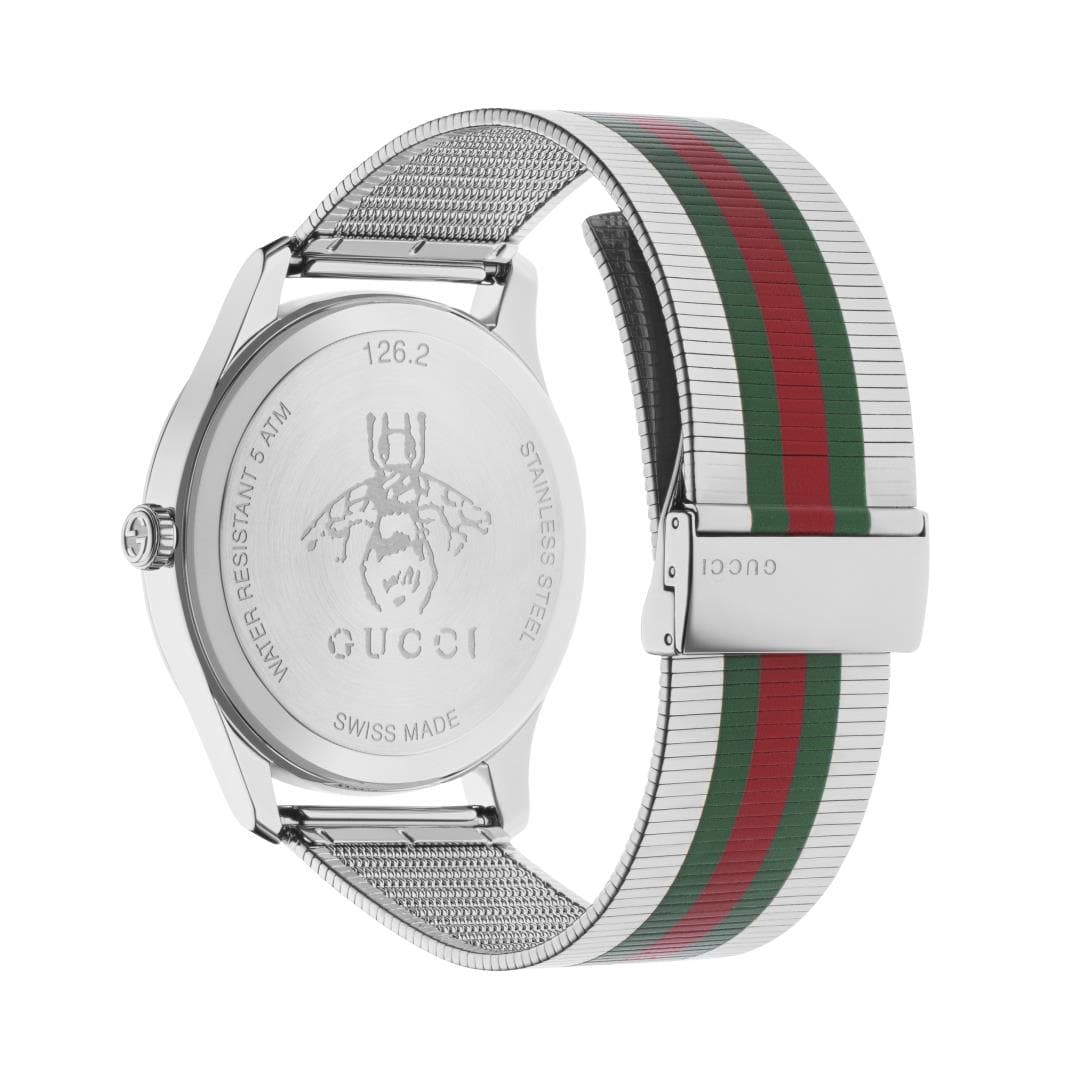 Eksklusiv Grøn log Gucci G-Timeless Signature Stripe Bracelet Watch, 42mm | Lee Michaels Fine  Jewelry