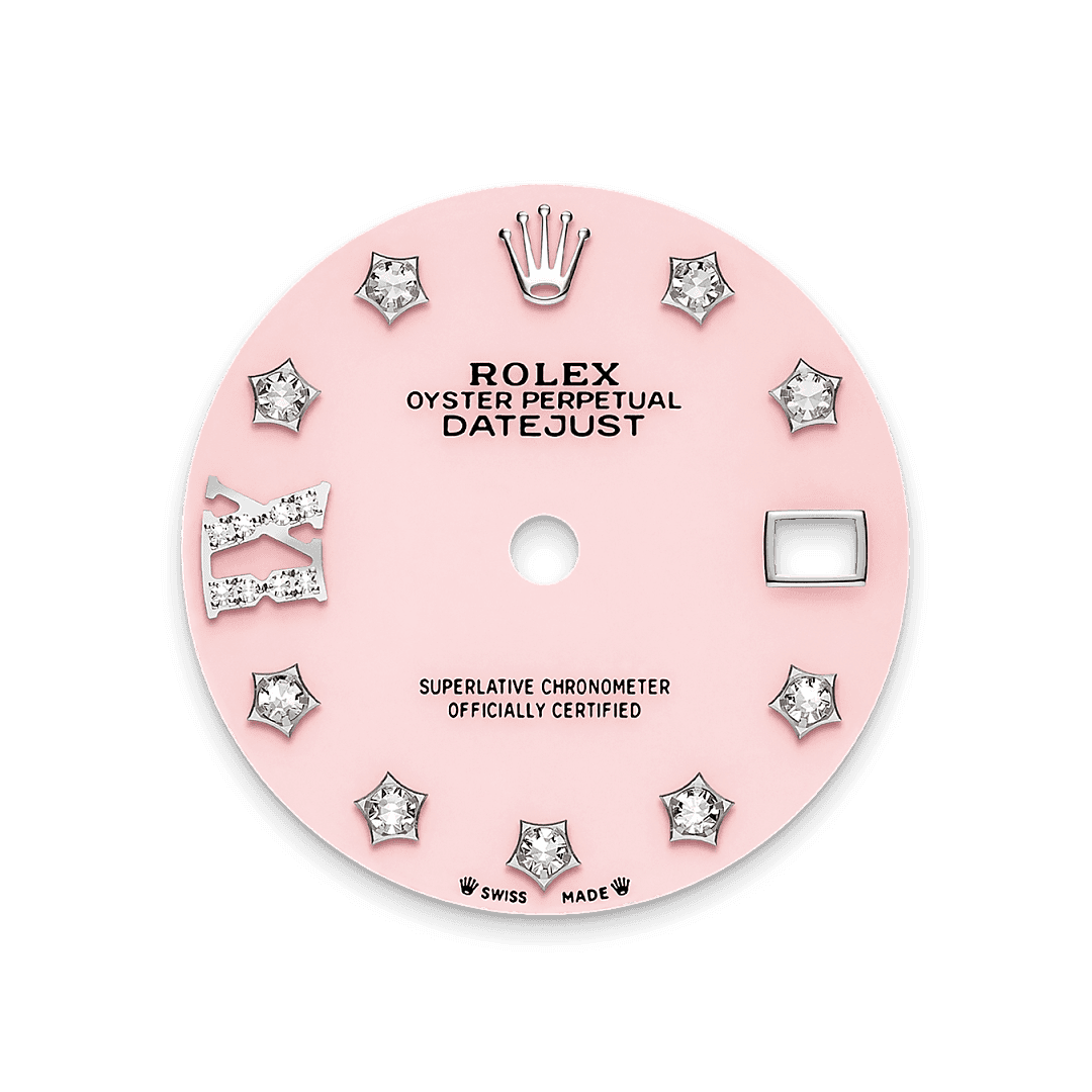 Pink opal dial