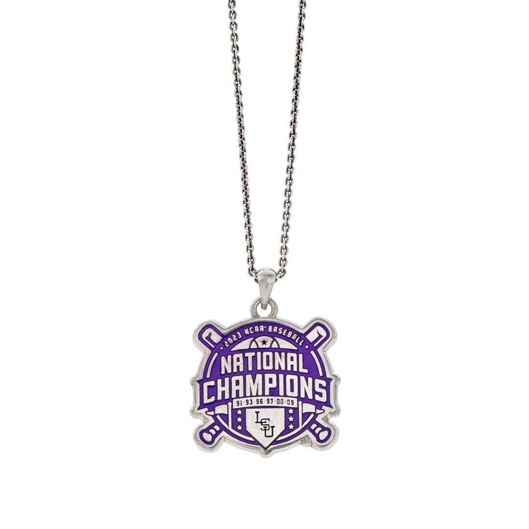 LSU Men's Baseball College World Series Champions Necklace