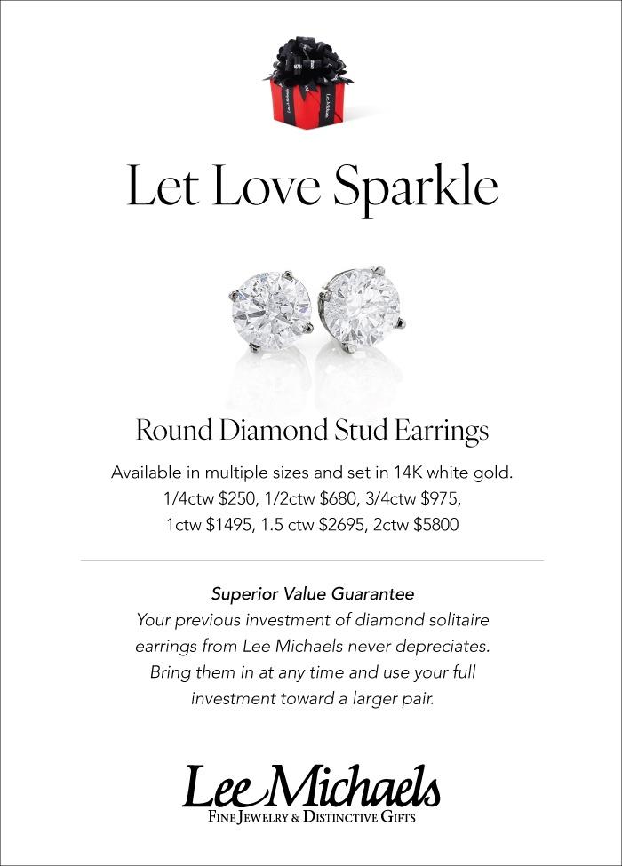2024 VDay Round Diamond Studs Advertisement