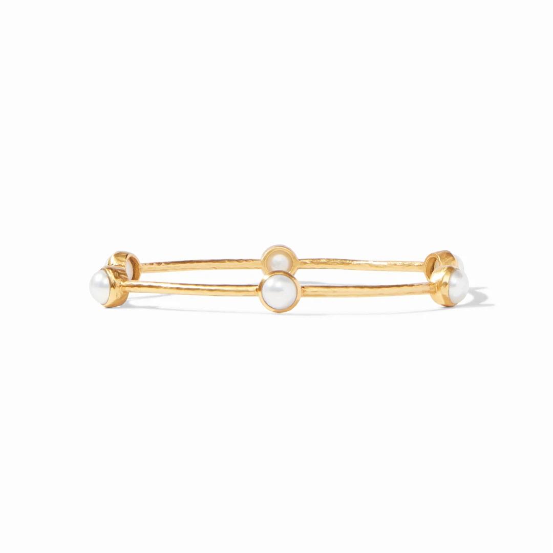 Julie Vos Milano Luxe Bangle in Mother of Pearl