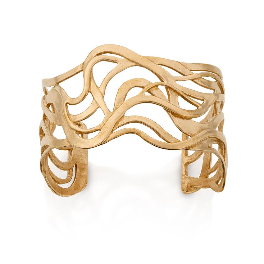 Mimosa Handcrafted River Cuff Bracelet