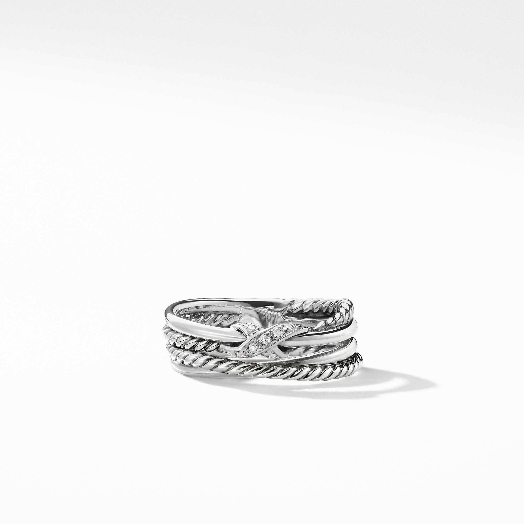 X Collection Ring with Diamonds_2
