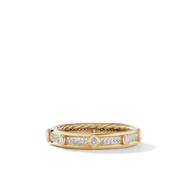 David Yurman Modern Renaissance Ring with Full Pave Diamonds, size 7