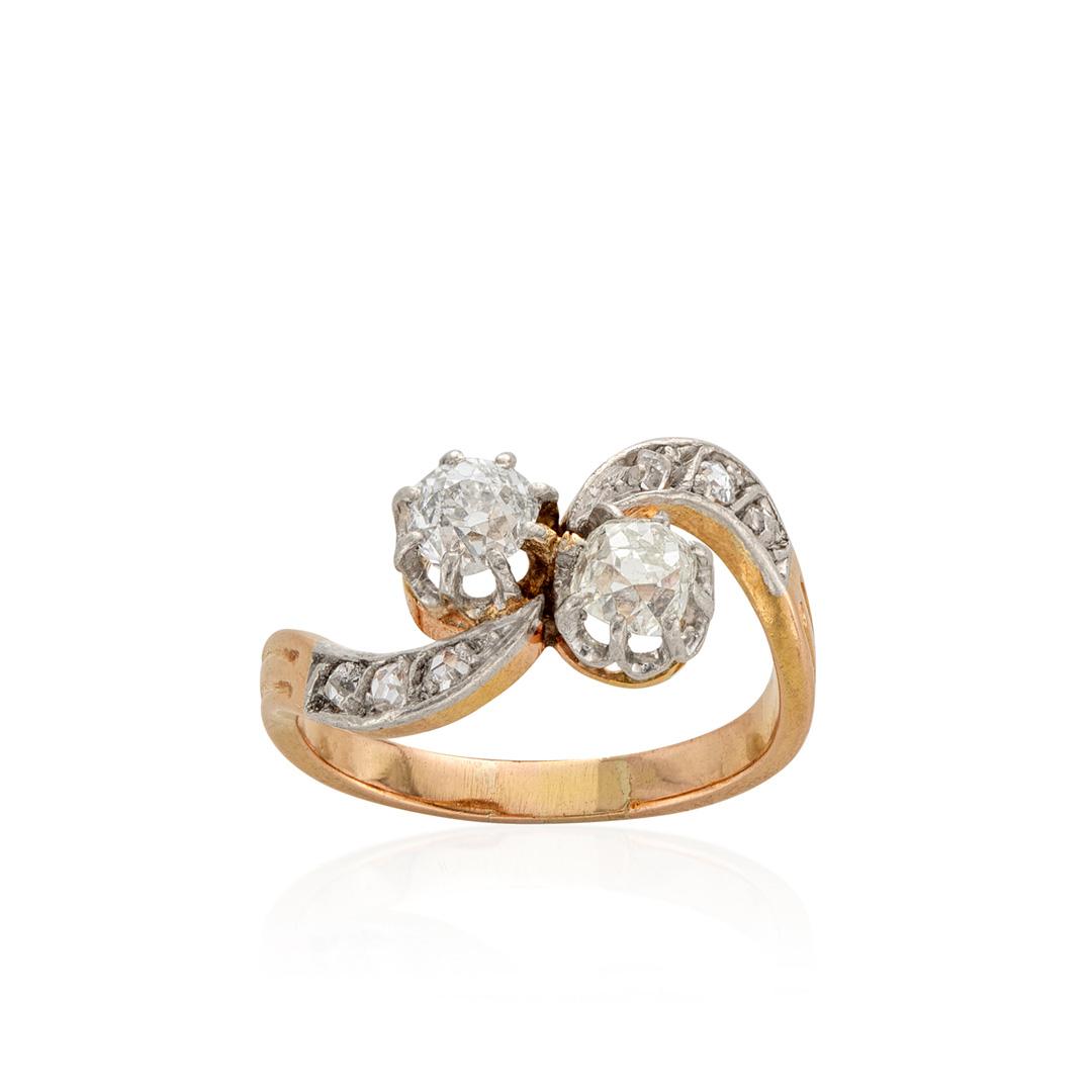 Estate Collection Toi et Moi Diamond Engagement Ring