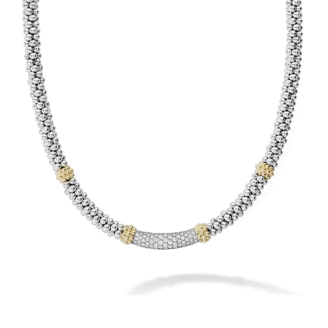 Lagos Caviar Lux Diamond Caviar Necklace
