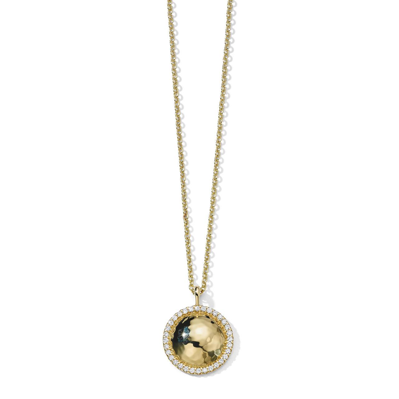 Ippolita Stardust Small Goddess Diamond Dome Necklace