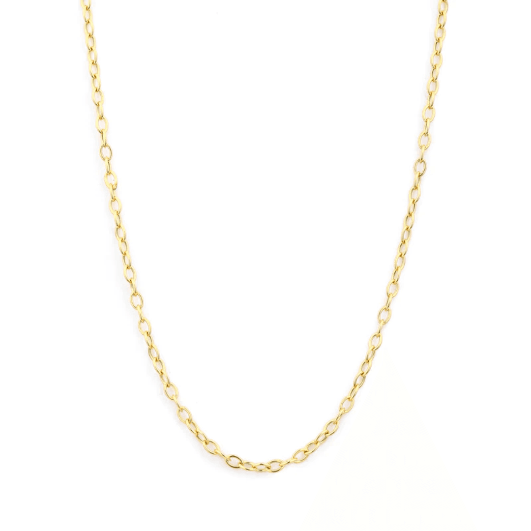 Syna 18k Yellow Gold Small Link Chain Necklace, 18 inches