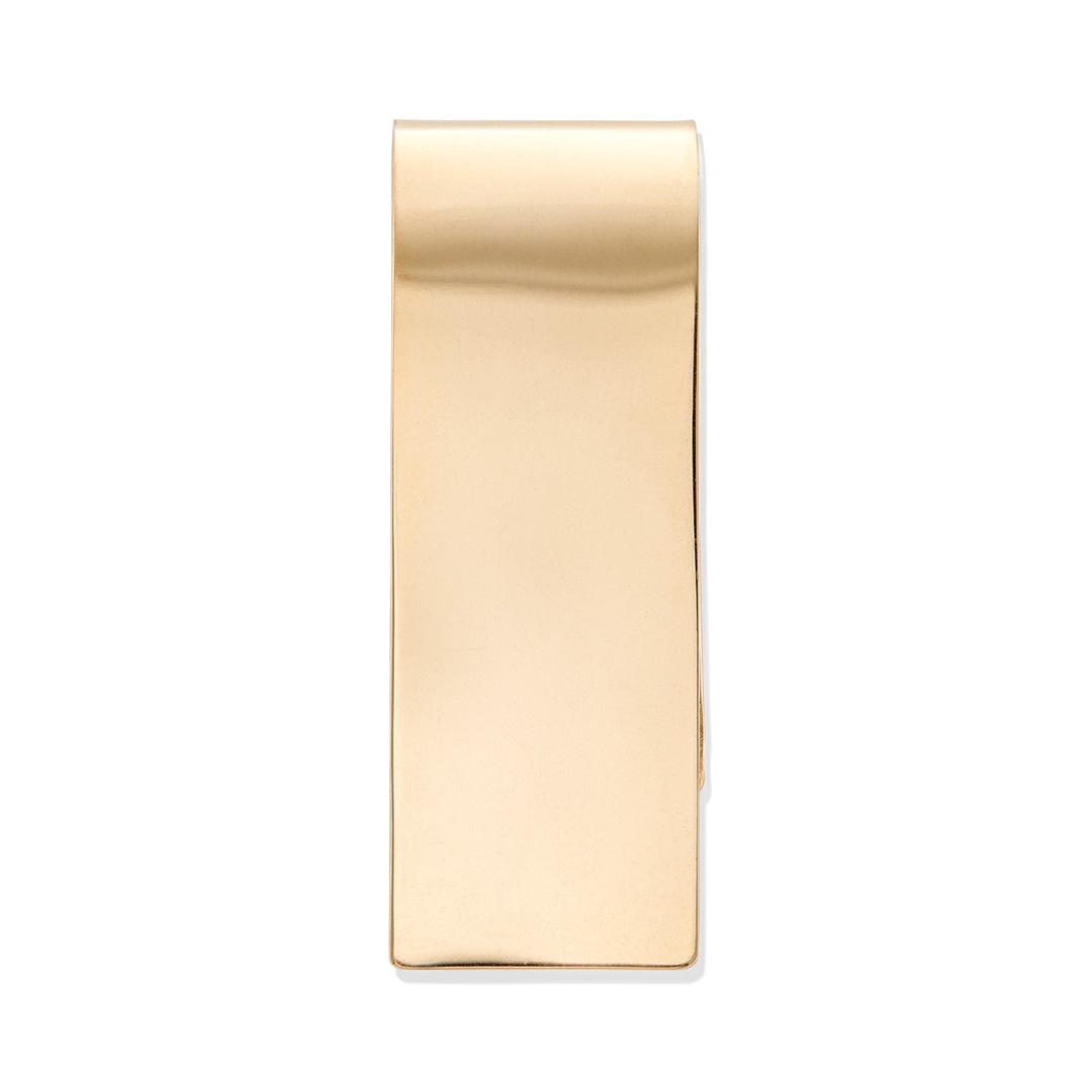 Polished 14k Yellow Gold Money Clip