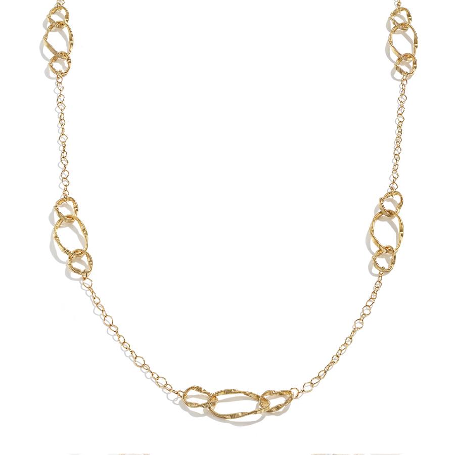 Marco Bicego 36 inches Marrakech Onde Twist Link Chain Necklace