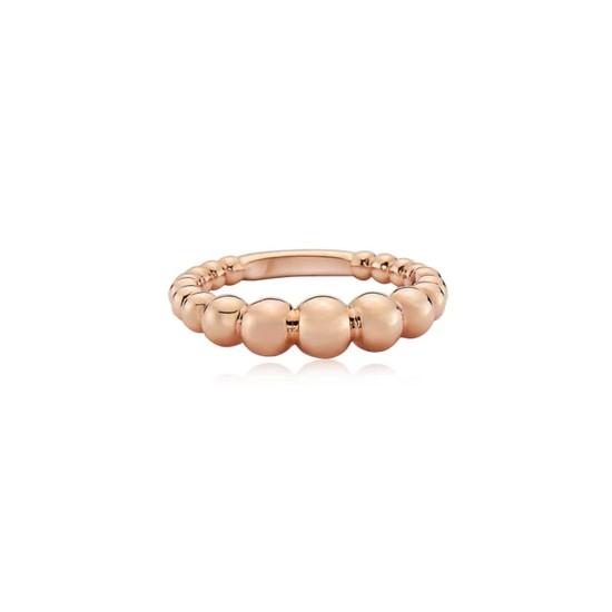 Charles Krypell Rose Gold Bubble Stacking Ring