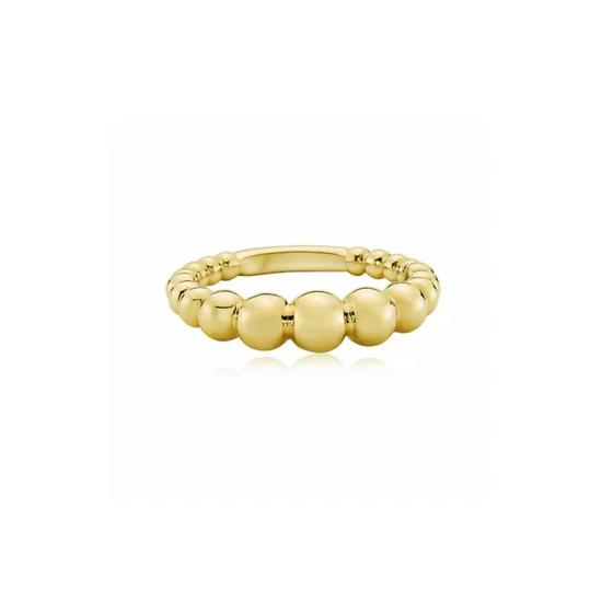 Charles Krypell Yellow Gold Bubble Stacking Ring