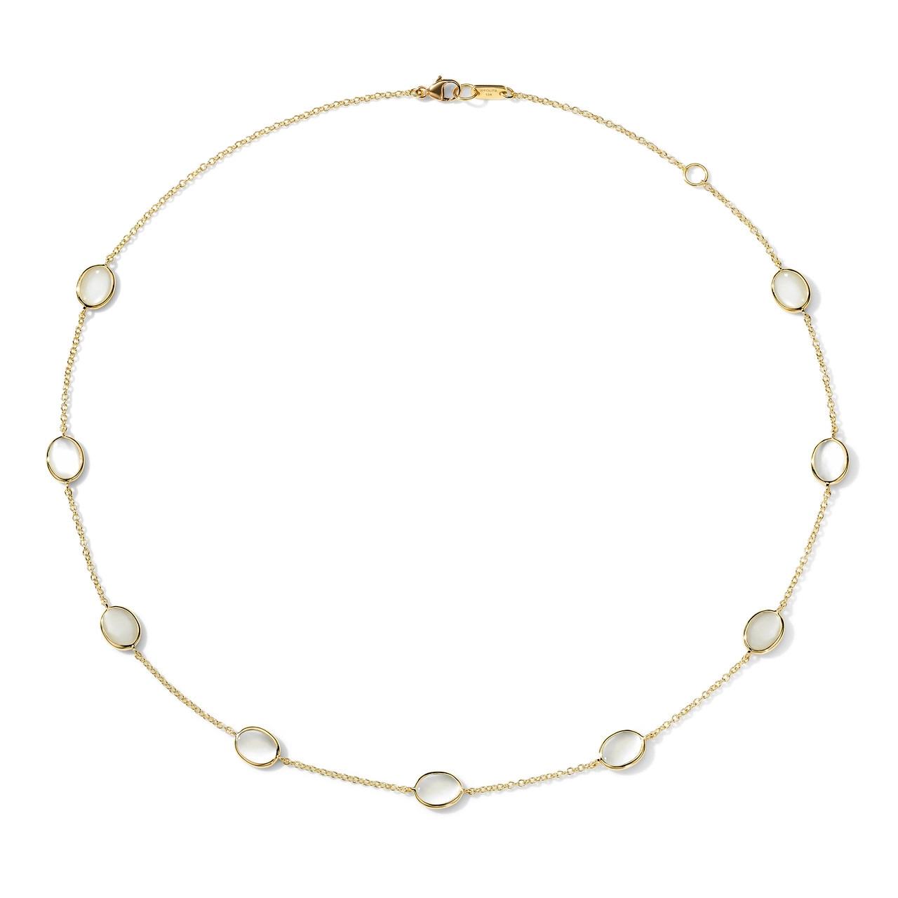 Ippolita 18k Polished Rock Candy Confetti Mother of Pearl Slice Necklace 0